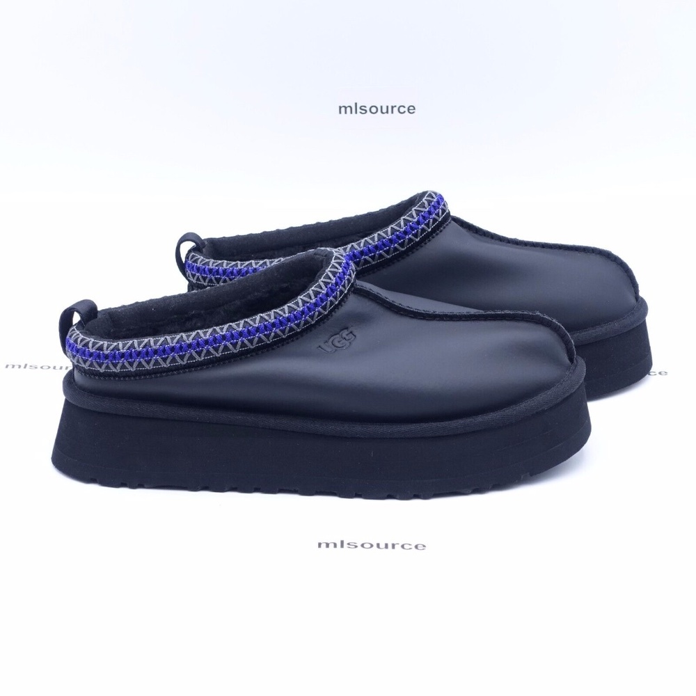 NEW UGG Tazz Platform Slippers 1121551/BLK Black - Picture 1 of 6